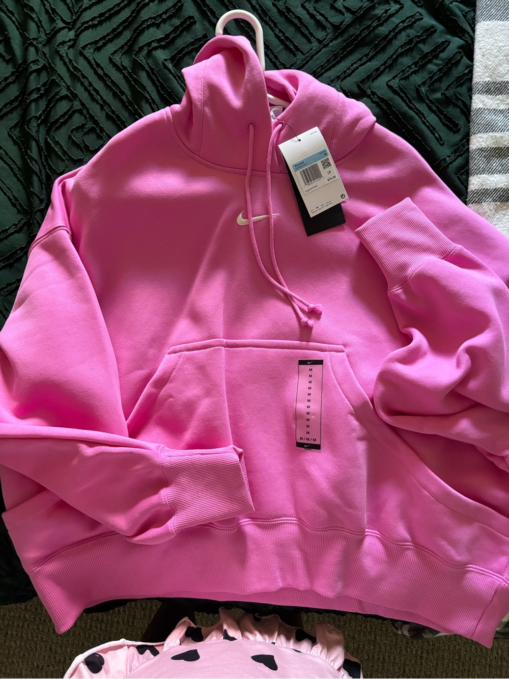 Nike Pink Hoodie Sweatshirt - Women's Cozy Pullover